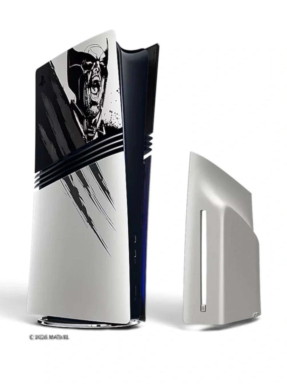PS5® Pro Console Covers - Marvel's Wolverine Adamantium Limited Editiod